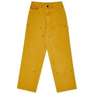 Brain Dead Organic Panel Pant in Mustard Size 28